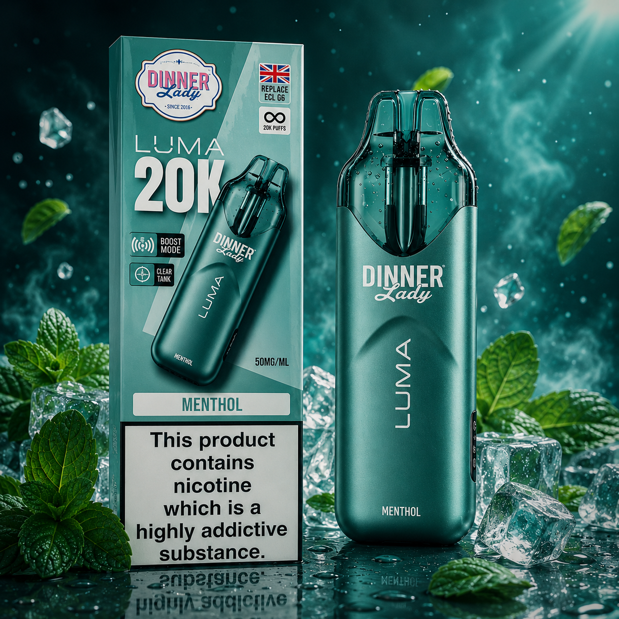 Dunner lady 20k - Menthol