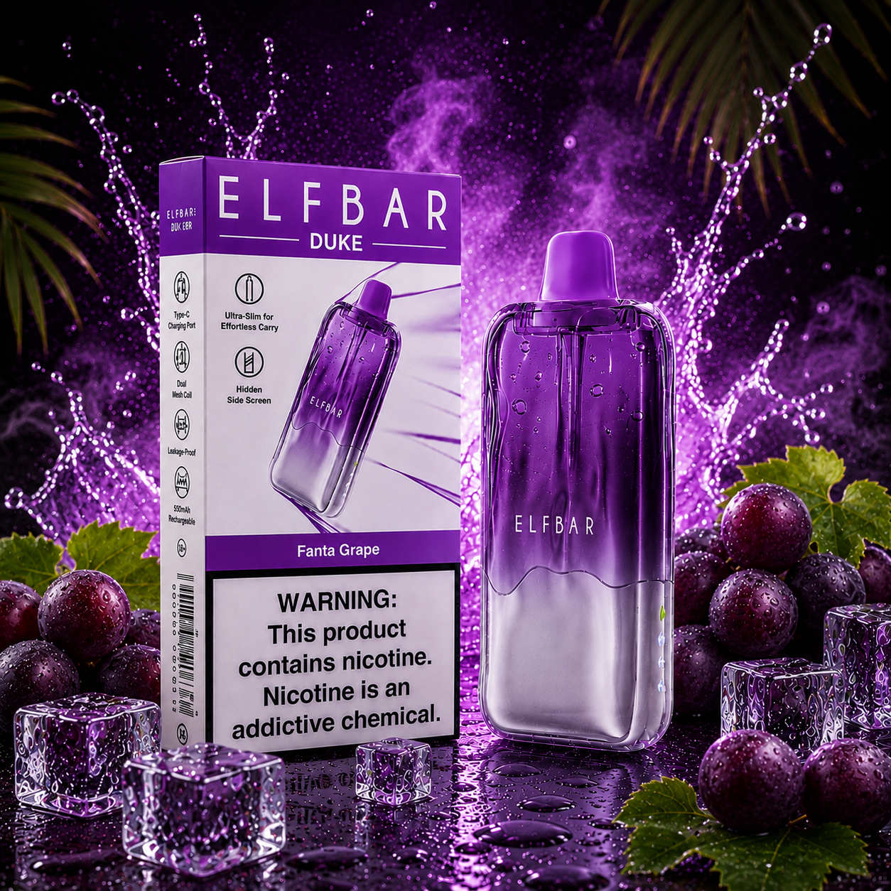 Elfbar 35k duke - Fanta Grape