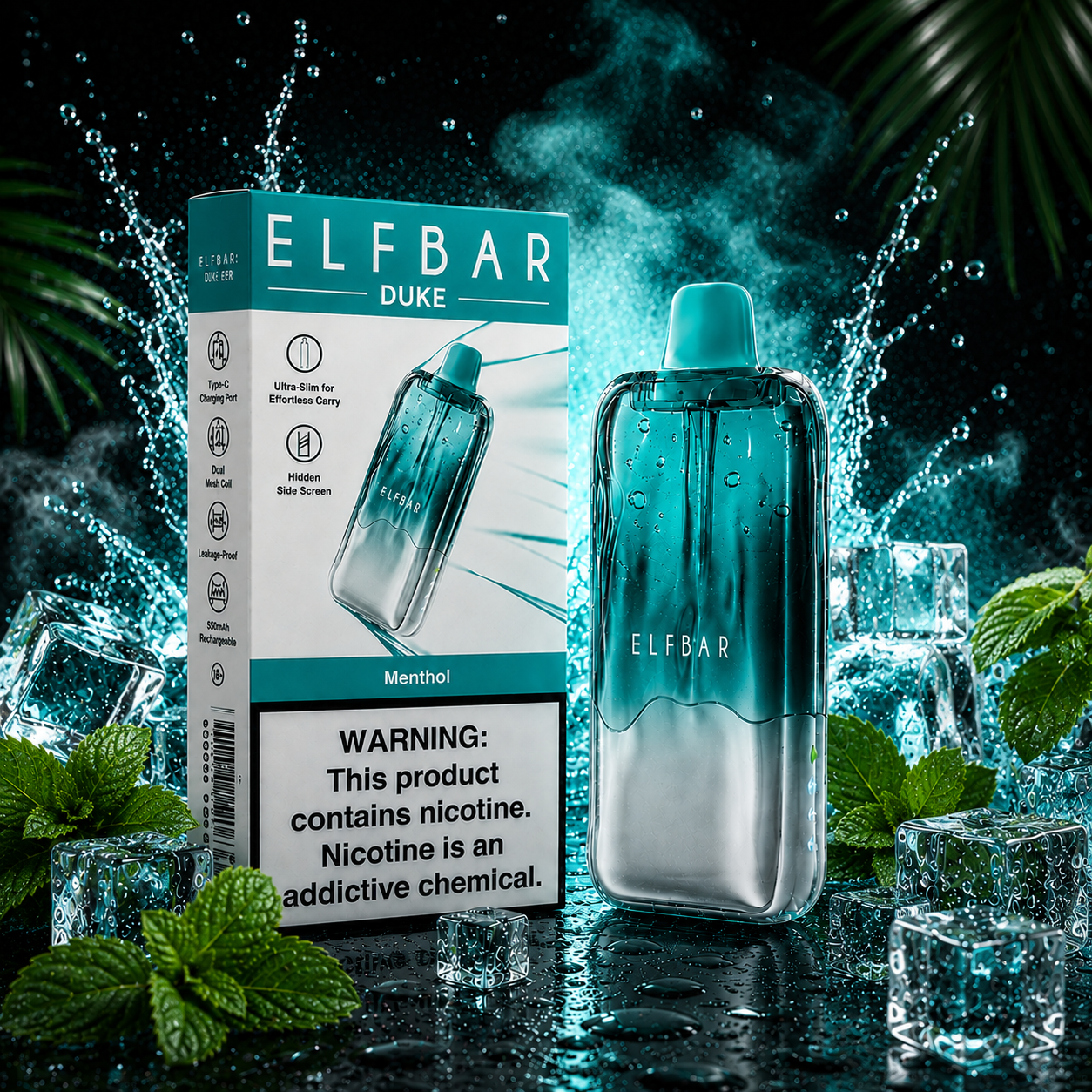 Elfbar 35k duke - Menthol